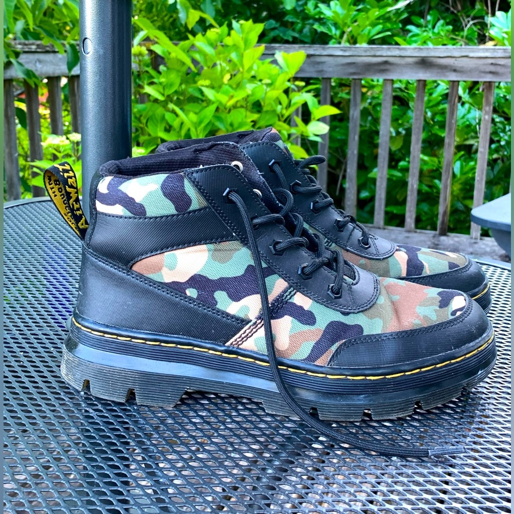 Dr. Martens BONNY TECH Leather Boots, Size US Women 10, Men 9